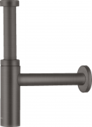 Дизайнерский сифон для раковины Hansgrohe Flowstar S черный хром шлифованный 52105340