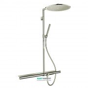 Душевая стойка Hansgrohe Axor ShowerSolutions с верхним и ручным душем шлифованный никель 27984820