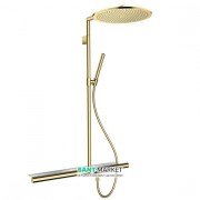 Душевая стойка Hansgrohe Axor ShowerSolutions с верхним и ручным душем золото 27984930