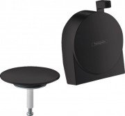 Зовнішня частина виливу на ванну з набором для зливу і переливу Hansgrohe Exafill S чорний матовий 58117670