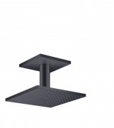 Верхний душ Hansgrohe Axor ShowerSolutions 250х250 1jet с держателем чёрный 35308350
