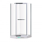 Душова кабіна Eger Talany 90x90 см профіль хром скло прозоре 599-555 / 1