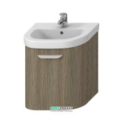 Тумба подвесная под раковину Jika Deep 50 см полукруглая золотой дуб H4541314343411