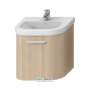 Тумба підвісна під раковину Jika Deep 55 см напівкругла ясен H4541324343401