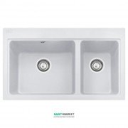 Мойка для кухни Franke Fiji FIG 620-80 врезная прямоугольная Fragranite белый 114.0367.672