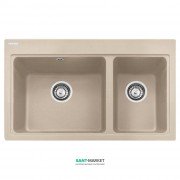 Мийка для кухні Franke Fiji FIG 620-80 врізна прямокутна Fragranite бежевий 114.0367.674