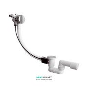 Злив-перелив для ванни Jika Deep автомат 40/50 мм хром H2948170040001