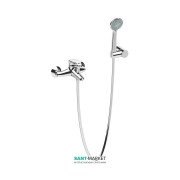 Смеситель для ванной Jika Deep однорычажный с ручным душем хром H3211U70041311