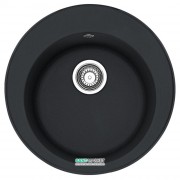 Мийка для кухні Franke Ronda ROG 610 врізна кругла Fragranite онікс 114.0381.019