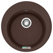Мийка для кухні Franke Ronda ROG 610 врізна кругла Fragranite шоколад 114.0381.023