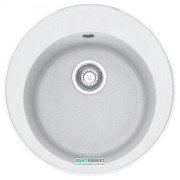 Мойка для кухни Franke Ronda ROG 610 врезная круглая Fragranite белый 114.0381.020