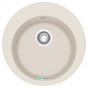 Мийка для кухні Franke Ronda ROG 610 врізна кругла Fragranite ваніль 114.0381.021