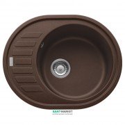 Мийка для кухні Franke Ronda ROG 611-62 врізна зворотний Fragranite шоколад 114.0381.075