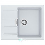 Мийка для кухні Franke Sirius SID 611-62 врізна зворотний з двома отворами Tectonite білий 114.0497.935