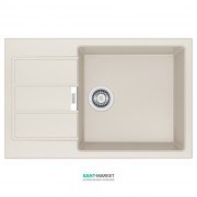 Мийка для кухні Franke Sirius SID 611-78 XL врізна зворотний з двома отворами Tectonite маскарпоне 114.0497.955