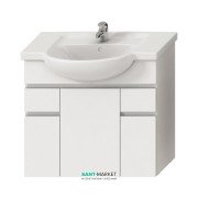 Тумба подвесная под раковину Jika Lyra Plus 80 см белый H4531520383001