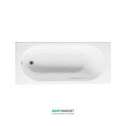 Ванна акриловая Jika Lyra Plus 160х75 см прямоугольная белый H2288390000001