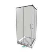 Душевая кабина Jika Lyra Plus 90х90 см белый профиль прозрачное стекло H2513820006681