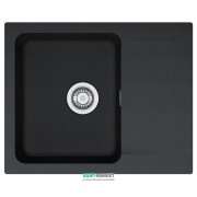 Мийка для кухні Franke Orion OID 611-62 врізна зворотний з двома отворами Tectonite чорний 114.0498.008