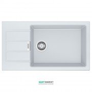 Мийка для кухні Franke Sirius SID 611-78 XL Slim врізна зворотний з двома отворами Tectonite білий 114.0497.982