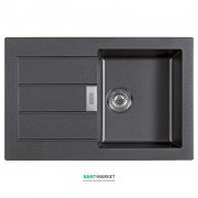 Мойка для кухни Franke Sirius SID 611-78 врезная оборотная с двумя отверстиями Tectonite черный 114.0498.003