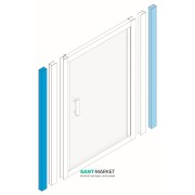 Розширювальний профіль для душових кабін Jika Lyra Plus 0-32 мм білий H2913880000141