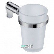 Cтакан для зубных щеток Jika Basic с держателем хром H3823A10040001