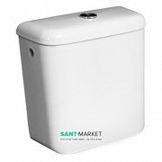 Сливной бачок для унитаза Jika Zeta боковой подвод керамика белый H8283920002411