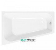 Ванна акрилова Kolpa-san Beatrice-D асиметрична кутова права білий 170х110 см 771050