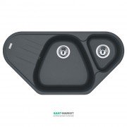 Мийка для кухні Franke Antea AZG 661-E врізна кутова Fragranite графіт 114.0499.221
