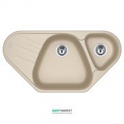 Мийка для кухні Franke Antea AZG 661-E врізна кутова Fragranite бежевий 114.0499.222
