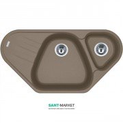 Мойка для кухни Franke Antea AZG 661-E врезная угловая Fragranite миндаль 114.0499.224