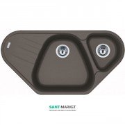 Мийка для кухні Franke Antea AZG 661-E врізна кутова Fragranite шторм 114.0499.226