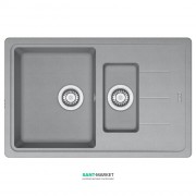 Мойка для кухни Franke Basis BFG 651-78 врезная оборотная Fragranite серый камень 114.0565.111