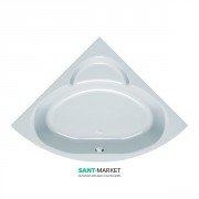 Ванна акрилова Kolpa-san Royal симетрично кутова білий 130х130 см 705192