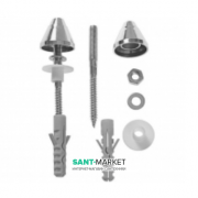 Кріплення для пісуара Jika Livo з хромованими ковпачками H8925360008911