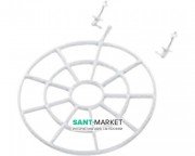 Решетка для технического унитаза Jika Mira пластик белый H8950490000001