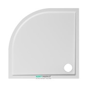 Душовий піддон Jika Padana кутовий 90x90 см мармур білий H2119330000001