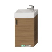 Тумба підвісна з раковиною для ванної Jika Petit 40х23 см вишня H4535111753081