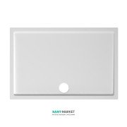 Душевой поддон Jika Padana прямоугольный 100x80 см мрамор белый H2119340000001