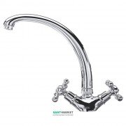 Смеситель для кухни Franke Ambra двухвентильный латунь хром 115.0027.877