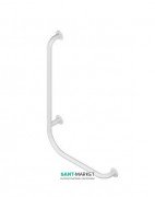 Поручень для ванної Jika Universum 75х45 см правий білий H3897220000001