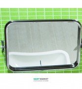Зеркало для ванной Jika Universum нержавеющая сталь H3897190030001