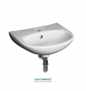 Раковина для ванной Jika Zeta 40х32 см подвесная без отверстия H8153930001091