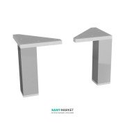 Ніжки для меблів у ванну Jika Lyra Plus хром H4944010390001