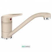 Смеситель для кухни Franke Novara-Plus однорычажный латунь покрытие Fragranit бежевый 115.0470.654