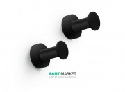 Гачки для ванної Lineabeta Baketo латунь чорний матовий 5208.22