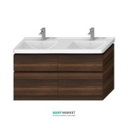 Тумба подвесная под раковину Jika Cubito 130 см венге H40J4274024611