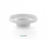 Мыльница для ванной Lineabeta Baketo керамика белый 55004.09