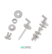 Петлі для сидіння з кришкою для унітазу Jika Baby пластик білий H8925180000001